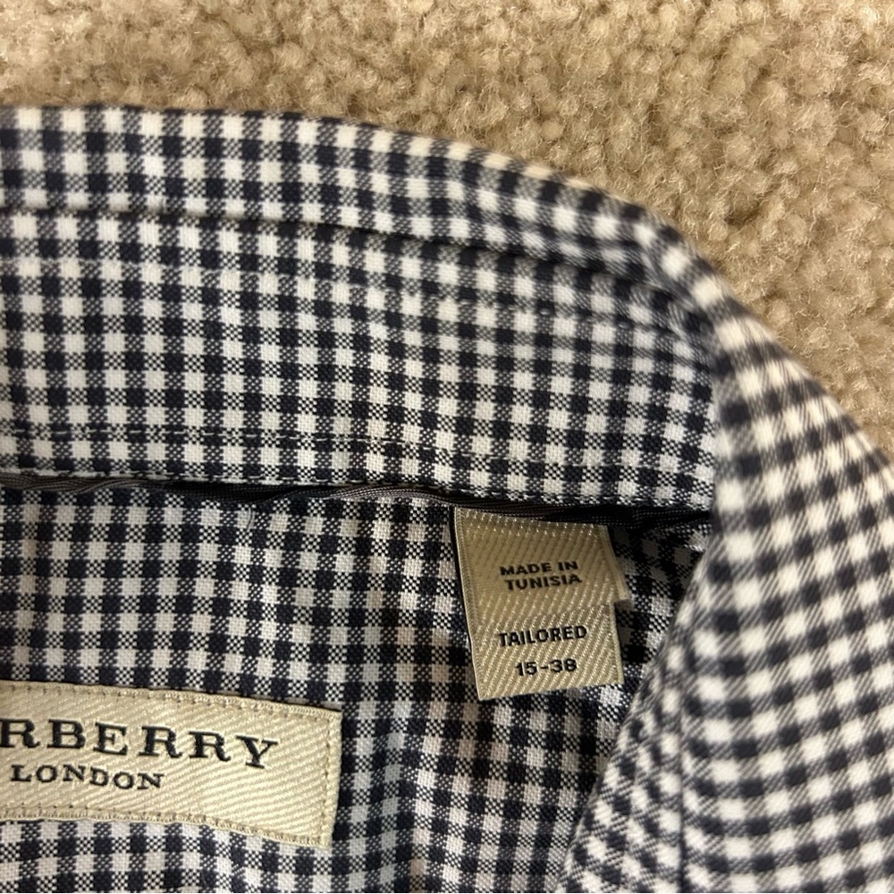 Burberry Checkered Button Down Shirt - image 3